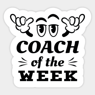 Cool Coach Of The Week Sticker